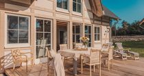 Ferienhaus Woge - Sonnenterrasse mit Panorama-Wasserblick