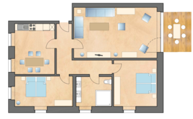 Wohnung 2 - Erdgeschoss