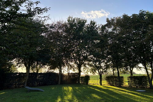 Lerchenhof Reestow Haus Kiebitz mit eingezäuntem Garten