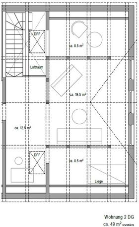 Dachgeschoss kleine Ferienwohnung